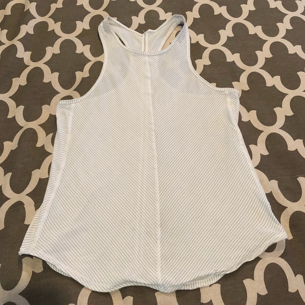 lululemon // Racerback Tank // White // 6